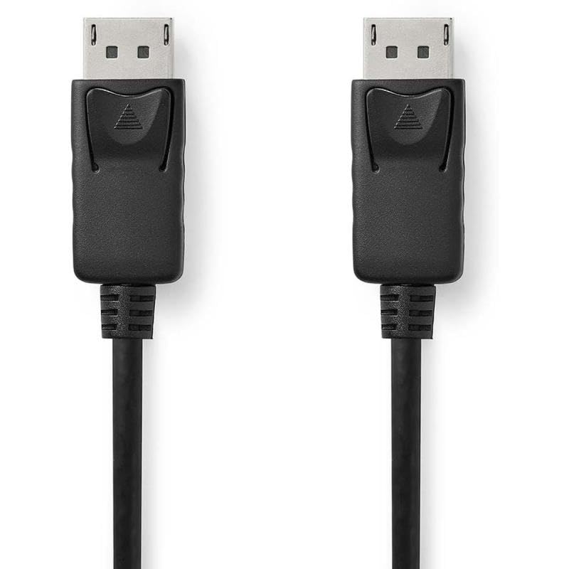 NEDIS DisplayPort Cable, Cable to Connect a Monitor to a PC, DisplayPort 1.2 Compliant Supporting Up to 4K@60Hz, 2.0m