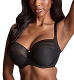 Panache Damen Serene Bügel-vollschalen Balconette-BH, Undurchsichtige, Noir, 75K