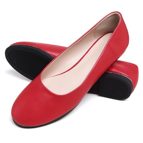 Image of SAILING LU Casual Shoes for Women Dressy Ballet Flats | Comfort Fit, Work Shoes,Casual for Women, Slip-Ons Loafers