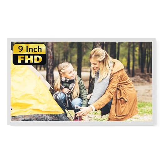 NexFoto Smart WiFi White Digital Picture Frame 16GB Memory, Electronic Photo Frame with IPS Touch Screen, Share Photos Videos via Easy-to-Use App, Gift for Grandparents