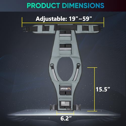 Image of APEXUP Adjustable Weighted Vest Men 20lbs /30lbs /40lbs Weights with Reflective Stripe, Weight Vest Woman Workout Vest for Strength Training Running Walking