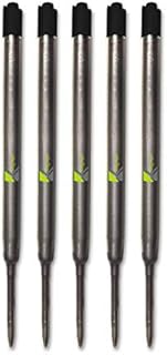 Quality Refills For Parker Ballpoint Medium Black x 5 - Compatible