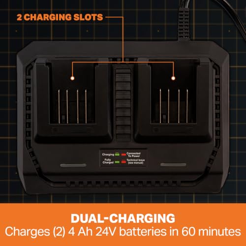 Image of MX24V Dual-Battery Fast Charger - 24LFC19-ETL