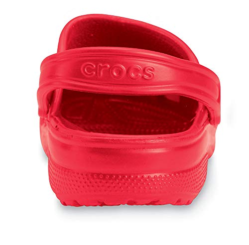 Image of Crocs Classic Clog|Comfortable Slip On Casual Water Shoe, Red, 7 US Men / 9 US Women