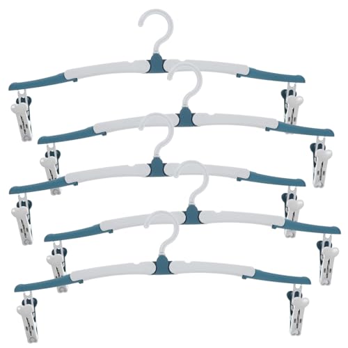 Cabilock Travel Hangers Foldable 5 Pack Drying Rack Clothing Foldable Space Saving Hangers for Suitcase
