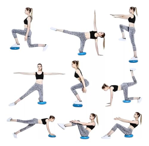 Disco De Equilíbrio Inflável Yoga Pilates Fisioterapia Com Bomba Infladora Tomóvi