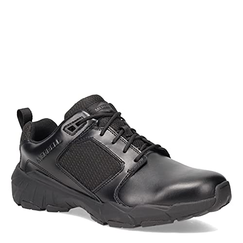 Merrell Men's Fullbench Tactical Industrial Boots, Waterproof & Breathable Coated Leather & Mesh Upper Work Hiking Shoes