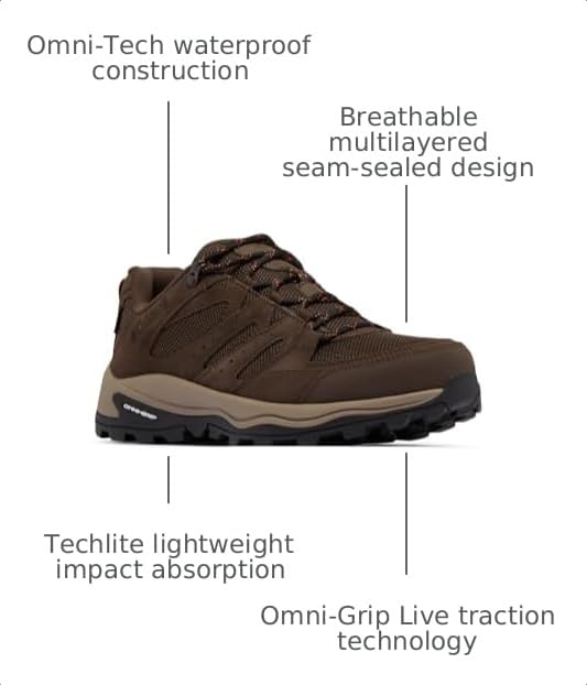 Image of Columbia Mens Redmond IV Low Waterproof
