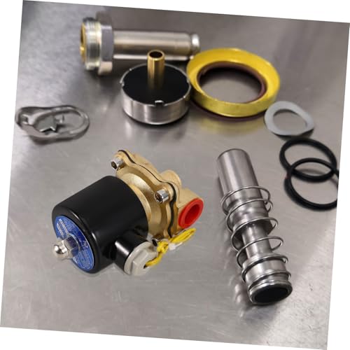 Válvula solenoide de agua de acción directa DN15 1/2 pulgada repuesto de latón DC24V 2W 5