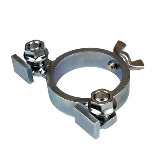 単管パイプジョイント 門扉・メッシュ扉のメッシュ止金具タイプ 外径48.6mm用 蝶ボルトでがっちり固定 MP-WC