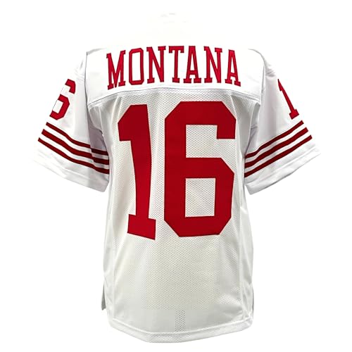 Joe Montana Jersey White San Francisco | Unisex Adult Sizes S-5XL Unsigned Custom Sewn Stitched