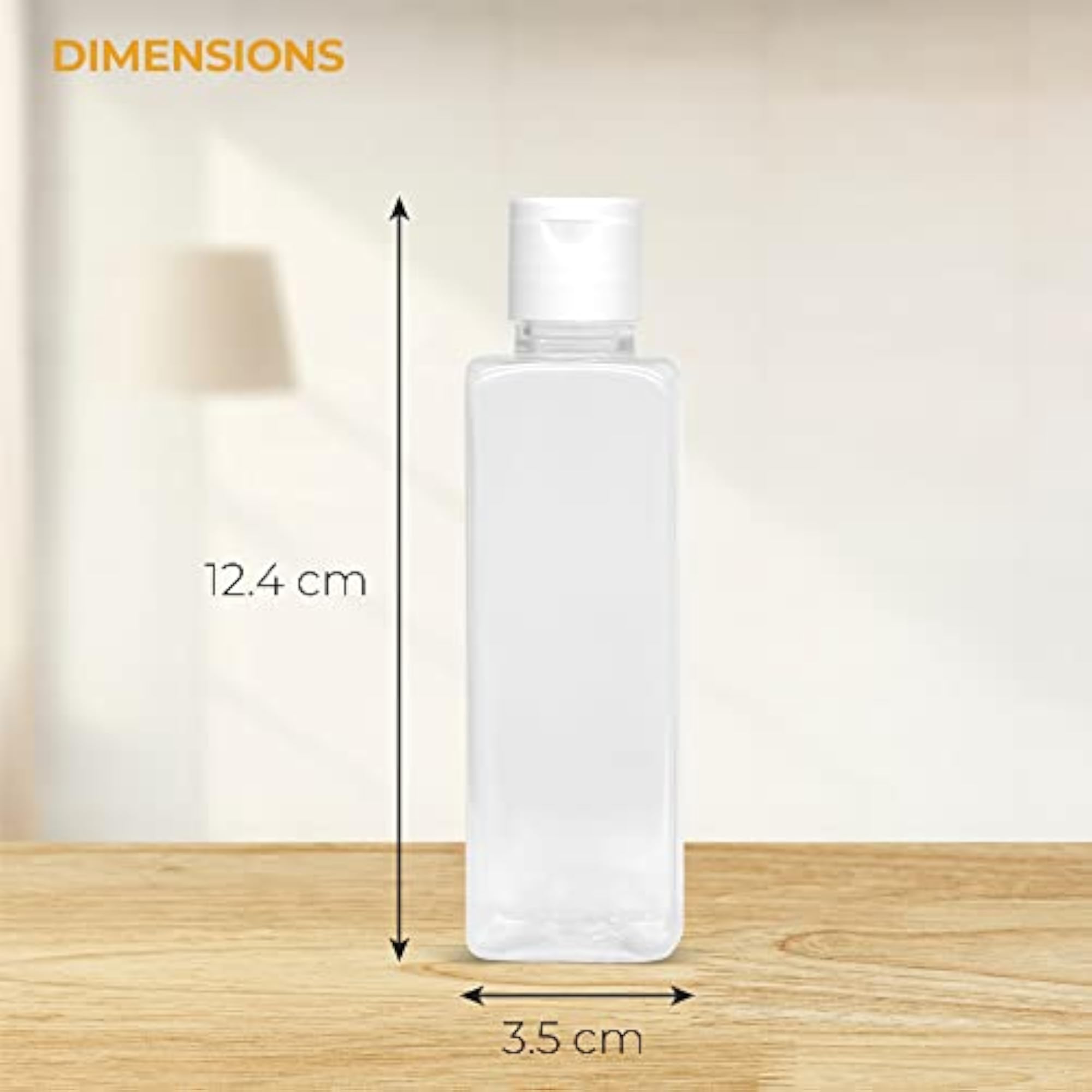 Empty Clear Refillable Bottles for Travel