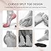 6 Pairs Toe Separator, Elastic SEBS Toe Separators to Correct Bunions and Restore Toes, Prevents Friction Soft Toe Corrector for Hammertoes Bunions Sports