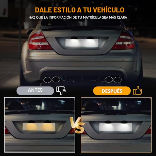 Luces LED para matrícula AOHEWEI impermeables que evitan multas en remolques y camión 4