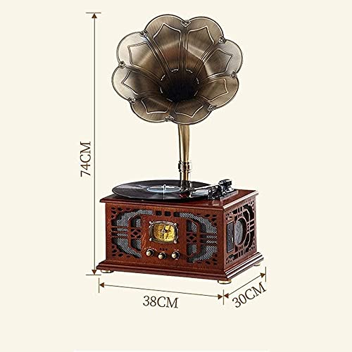 TAISK Façonné Gramophone Tourne-Disque Multifonction Vieux Radio Stéréo Subwoofer Ornements Platines Gi Vie Intéressante - Les Beatles, Paul McCartney, John Lennon, RIngo Starr, George Harrison TAISK Façonné Gramophone Tourne-Disque Multifonction Vieux Radio Stéréo Subwoofer Ornements Platines Gi Vie Intéressante – Image 7