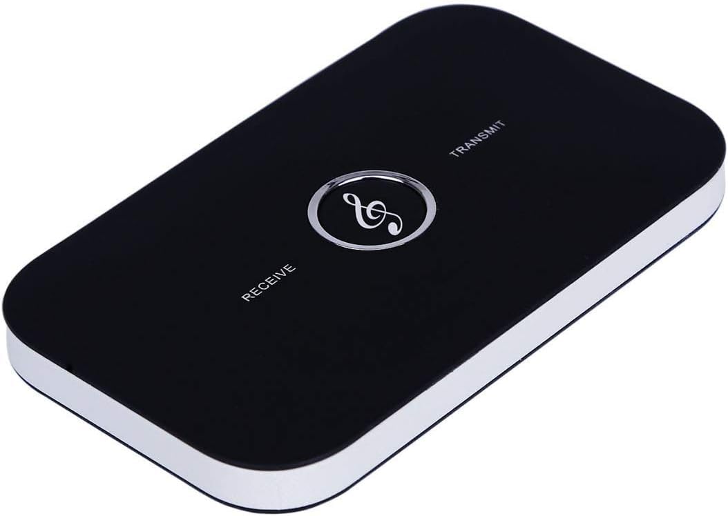 MICROWARE 2-in-1 Bluetooth Audio Transmitter Adapter Dongle with Cable Aux 3.5 mm and RCA, Transmitter Receiver, Wireless Portable for Car TV Stereo System HiFi Speaker Headphones