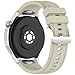 Band Compatible with Huawei Watch GT5 Pro 46MM for Women Men, 22mm Soft Adjustable Sport Silicone Replacement Straps Fit for Huawei Watch GT6 46mm Accessories (GY)