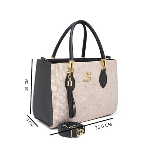 Bolsa Feminina Média Lorena Tradicional de Mão e Transversal De Ombro (Branca)
