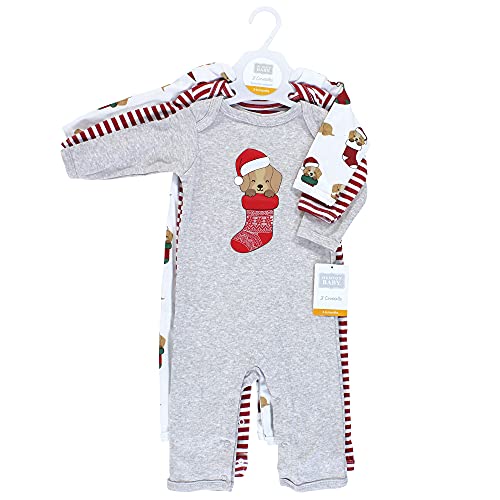 Image of Hudson Baby Baby Cotton Union Suit, 3 Pack