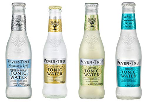 LUV BOX-Variety FEVER TREE Tonic Water and Club Soda Mix,200 ml,Pack of 24,REFRESHINGLY LIGHT TONIC WATER,PREMIUM INDIAN TONIC WATER,CITRUS TONIC WATER,LEMON TONIC WATER