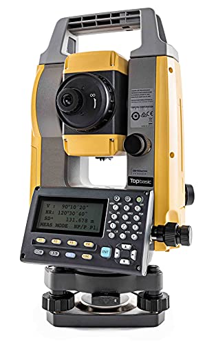 Topcon GM-55, 5â Reflectorless Total Station w/Laser Plummet, Bluetooth, Single Display