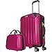 Produktbild CODE|ONE® 2er-Set | Trolley + Beautycase | Handgepäck | Hartschale | Doppel-Leichtlaufrollen | CODEONE (Raspberry Pink)
