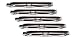 SOOLALA Best Gifts 5-Pairs 360 Rotating Tube Pen Clip Folding Reading Glasses