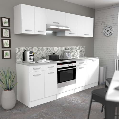 Miniatura 2 de Miroytengo Módulos Individuales Y Cocinas Completas En Color Blanco Mate Módulos Individuales, Aéreo 80 Cm 2p