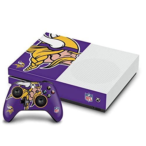 Skin Vinyle Minnesota Vikings Xbox One S Décoration Salon Gaming NFL