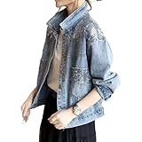 Découvrez une élégance polyvalente avec cette veste en jean perlée pour femme, confectionnée avec soin pour s'adapter à plus de 15 occasions. C'est le choix idéal pour la vie étudiante, les rendez-vous, les vacances, le shopping et même les événements formels comme les mariages, vous offrant une expérience stylée en toutes circonstances.