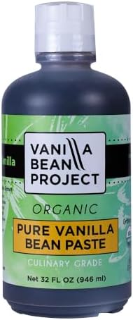 Vanilla Bean Project Organic Vanilla Bean Paste for Baking & Cooking 32 oz