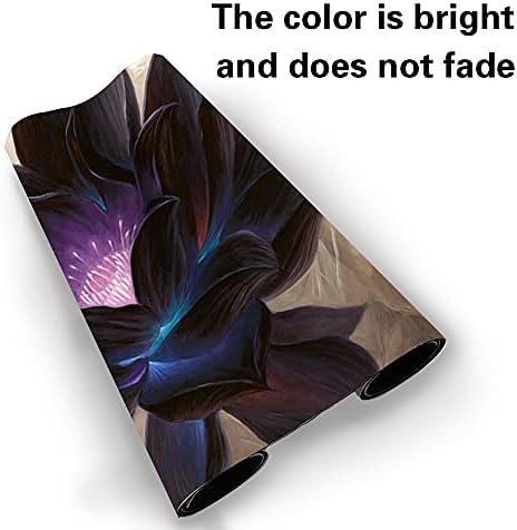 LIUYANZE Board Game TCG Playmat Table Mats Games Size 60X35 cm Mousepad Compatible for MTG CCG RPG Trading Card Game (Black-Lotus),20211206 - 2