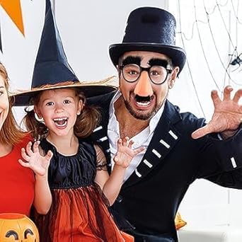 Clockjuan Halloween Disguise Glasses Funny Disguise Glasses - Image 4