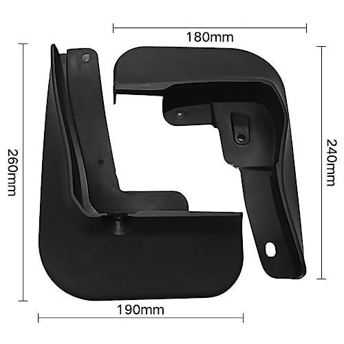 Garde-boue Toyota Camry 2019 bavette auto plastique noir pare-boue - 2