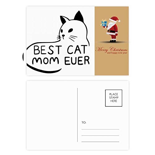Cartes postales Best Cat Mom Ever créatives pour partager l'amour des chats en fin d'année