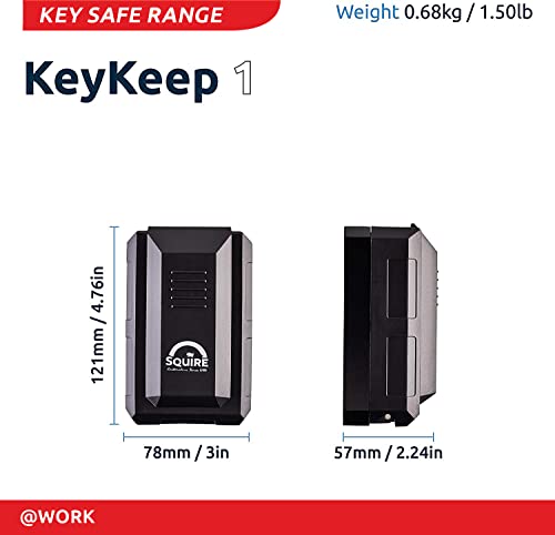 Caja de seguridad para llaves resistente Squire para evitar pérdidas en exterior e interior 4