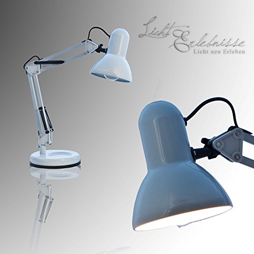Licht-Erlebnisse Moderne Lampe de Bureau 1/5/733 Lampe de Bureau E27 60 W