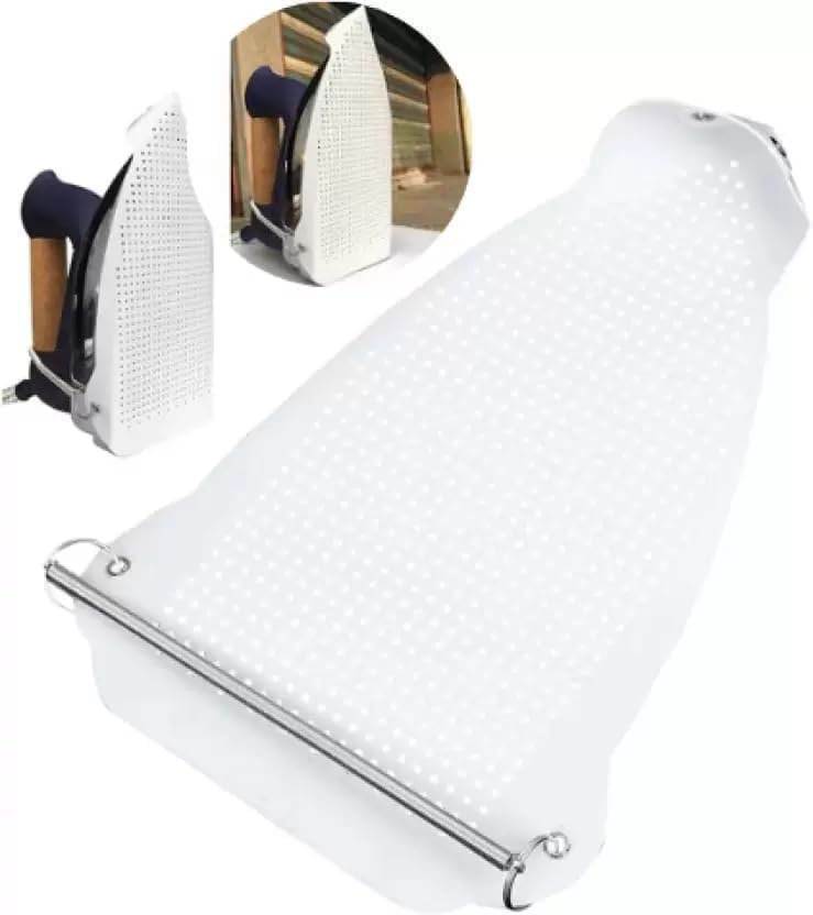 Image of Steam Iron Teflon Shoe Cover | Plate Protector Cover Ironing Accessories for Cloth Safe Slip Quick Install Cover Most Standard Size Iron Cover
