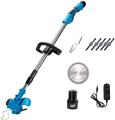 Wiederaufladbare Rasen-Rasentrimmer für den Haushalt, Kleiner kabelloser Strimmer, Mäher-Unkrautvernichter