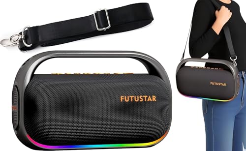 80W bluetooth スピーカー S10 ワイヤレススピーカー IPX6防水 防塵 大容量バッテリー 防水 IPX6 7.4V ブルートゥース 長時間再生 連続再生 マイク 内蔵 RGB LEDライト付き pc パソコン テレビ 携帯 車載 ハンズフ