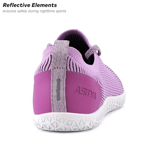 Image of ASITVO Women Wide Barefoot Zero Drop Slip-ons Gym Minimalist Walking Shoes