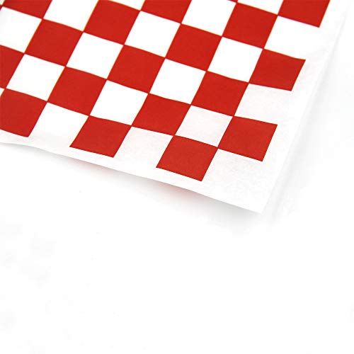 Deli Paper Sheets Sandwich Wrap Paper - 12X12" Food Wrapping Grease Resistant Checkered Liner Papers, Perfect For Restaurants, Barbecues, Picnics, Parties, Kids Meals, Outdoors - 250 Sheets #TOP2