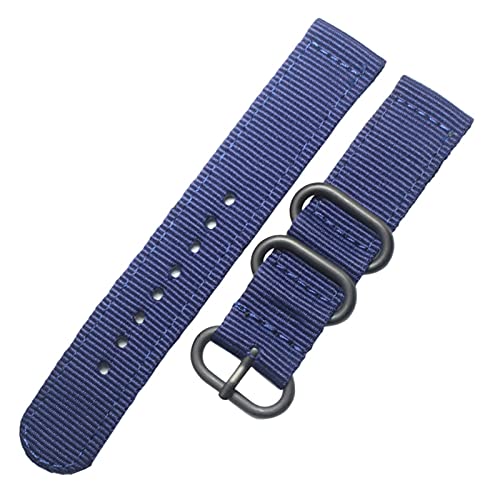Bracelet en acier inoxydable et nylon de haute qualité de 20 mm