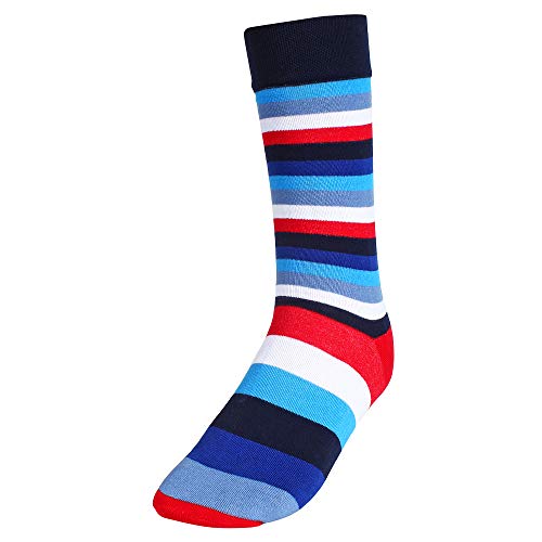 CREATURE Men's Cotton Calf Length 3 Multi Color Casual Socks