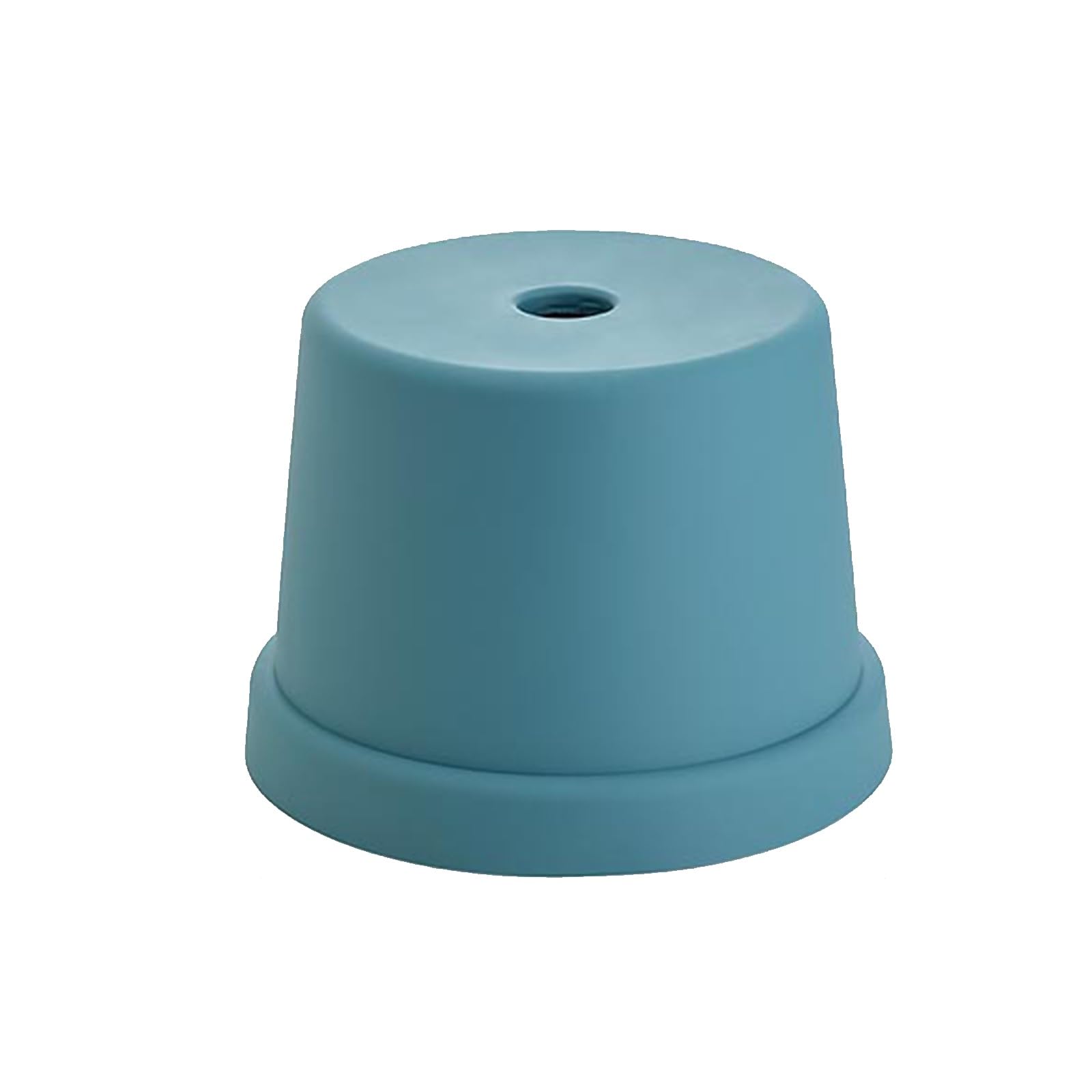 Repose-pieds en plastique grand tabouret bleu empilable pour la maison