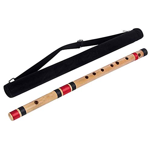 Modfash (M 084) Professional Flute C scale SG-P-F Bamboo Right Hand Flute/Bansuri Size 19 inches with Bag