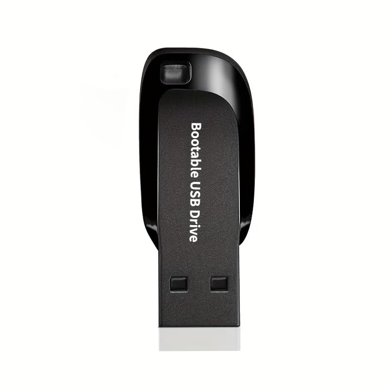 2-in1 Bootable USB Flash Drive for Windows 10 & 11, 32/64 Bit for Install/Recovery for Windows, No TPM Required, Network Drives (WiFi & LAN), Supported UEFI and Legacy, Compatible All Brands