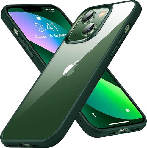 Image of mobistyle Designed for iPhone 15 Plus | Enhanced Metal Camera Guard | Phone Back Cover Case for iPhone 15 Plus (Green)