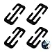 Produktbild Auto Sicherheitsgurt Einsteller 4 Stück Metall Auto Sicherheitsgurt Clip Universal Auto Gurtversteller Gurthalter Autozubehör für Nacken und Schultern Entspannen