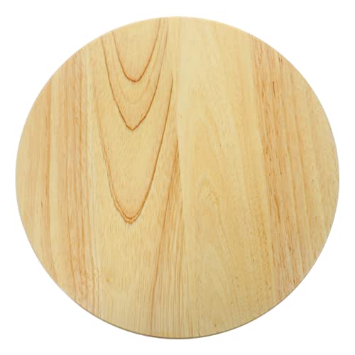 Yardenfun Massiver Runder Hocker Sitzteil Holz Ersatz Sitzfläche Glatt Stabiles Holz Zubehör Für Barhocker Küchen Esszimmer Wohnzimmer